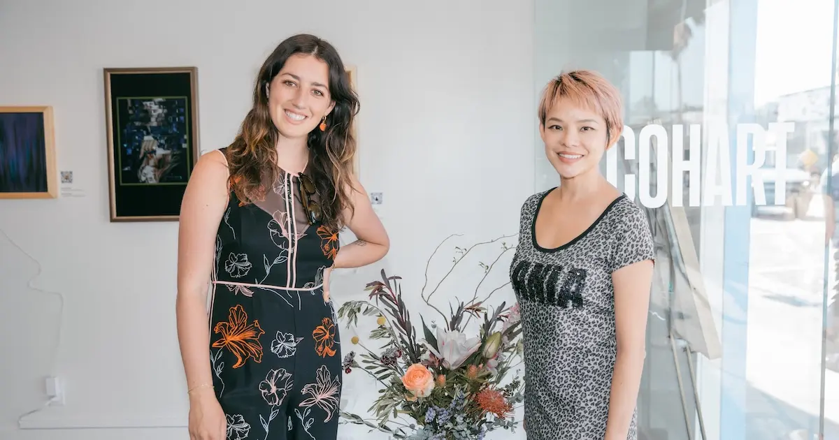 Founders of Cohart, an art marketplace