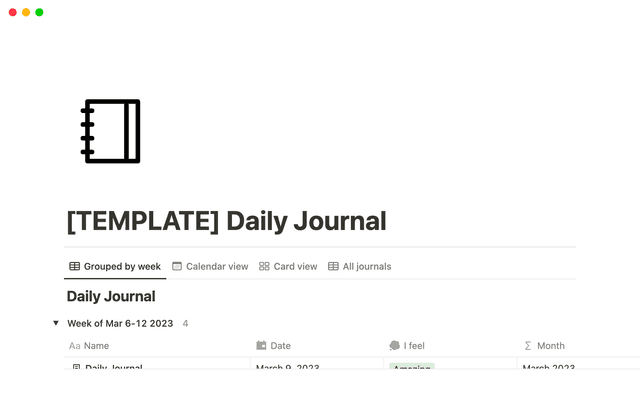 Daily Journal