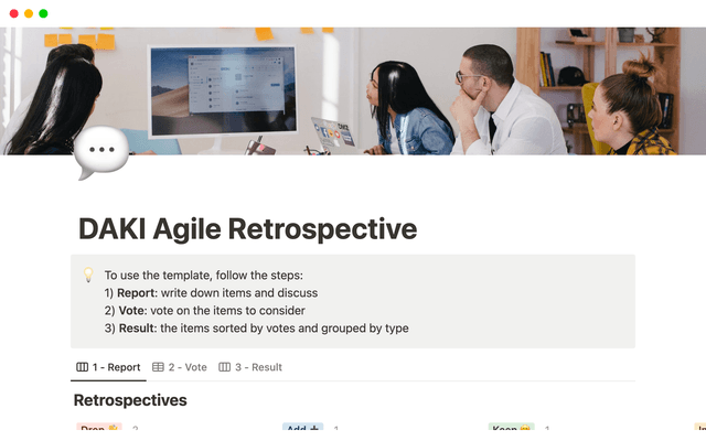 DAKI Agile Retrospective